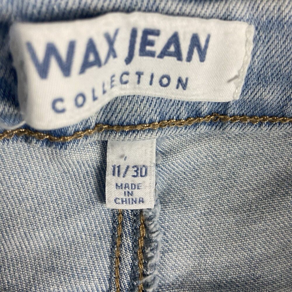 Wax Jean Collection Womens /Juniors 11/30 Light Straight Wide Leg 90333 Loose - Picture 5 of 15